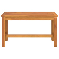Produktbild för Trädgårdsbänk 80x35x45 cm massivt akaciaträ