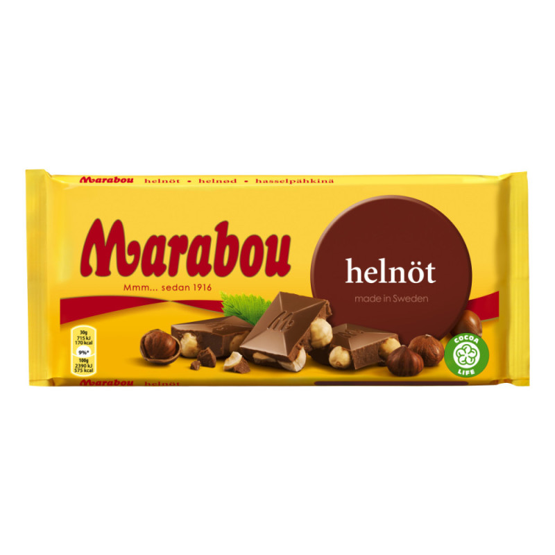 Produktbild för Choklad Helnöt 200G