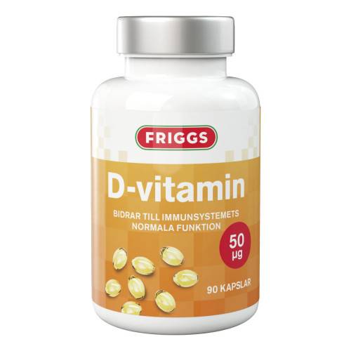 Friggs D-vitamin 50µg 90ST