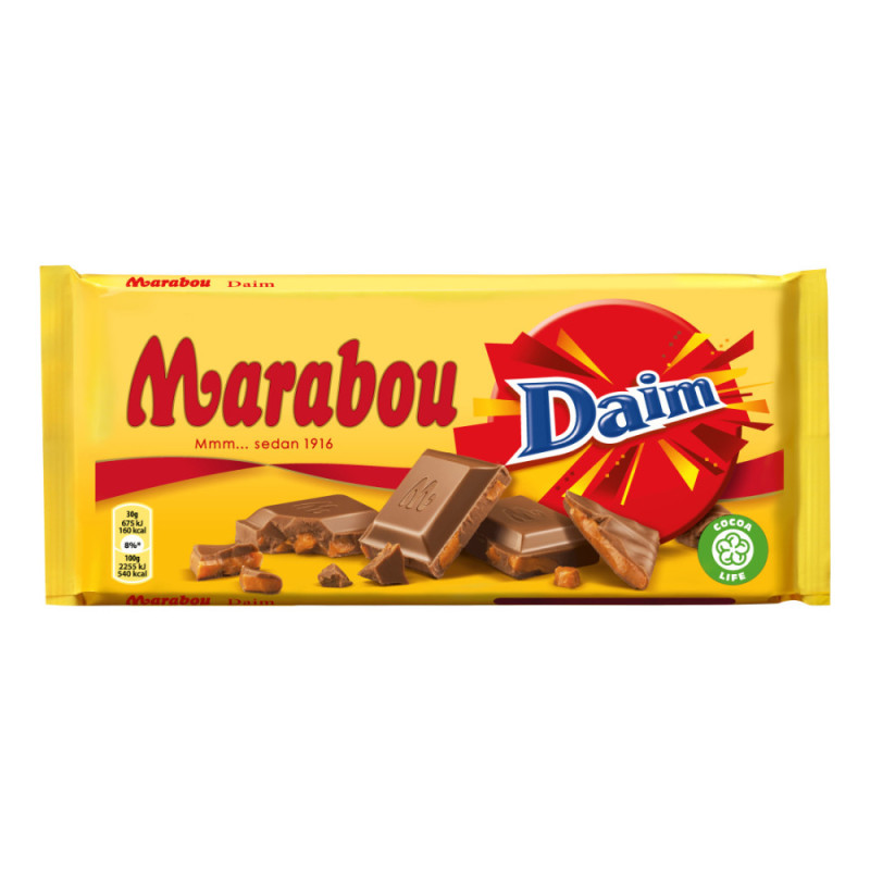 Produktbild för Choklad Daim 200g