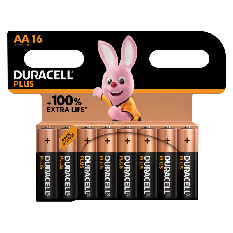 Produktbild för Duracell Plus 100 Engångsbatteri AA Alkalisk