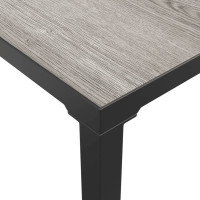 Miniatyr av produktbild för Loungebord grå 55x55x31 cm DPC och stål