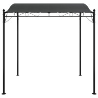 Produktbild för Paviljong antracit 2x2,3 m 180 g/m² tyg och stål