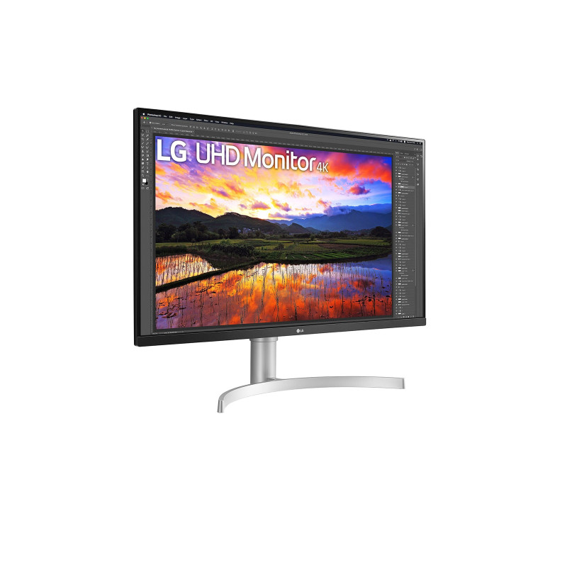 Produktbild för LG 32UN650P-W 80 cm (31.5") 3840 x 2160 pixlar 4K Ultra HD LED Silver
