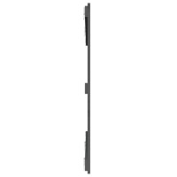 Produktbild för Väggmonterad huvudgavel grå 159,5x3x90 cm massiv furu
