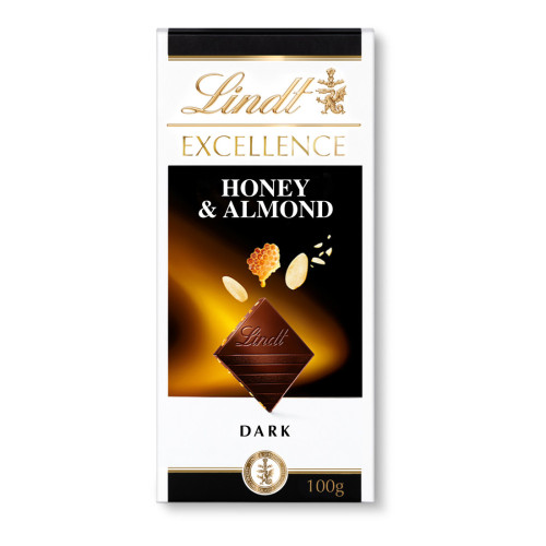 Lindt EXCELLENCE HONEY & ALMOND 100G