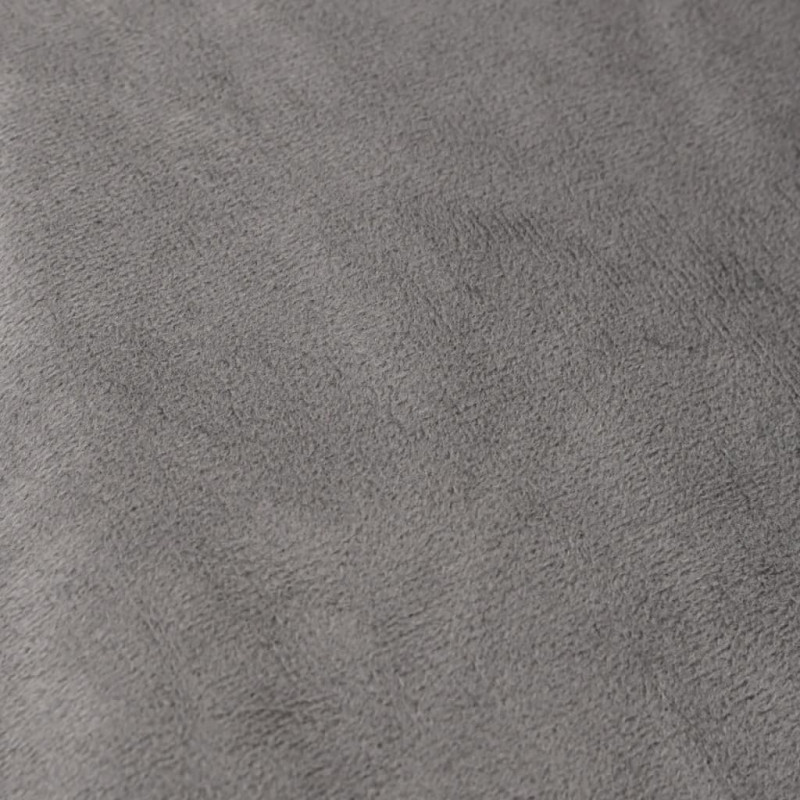 Produktbild för Tyngdtäcke med påslakan grå 138x200 cm 6 kg tyg