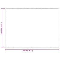 Produktbild för Tyngdtäcke med påslakan grå 150x200 cm 7 kg tyg