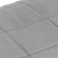 Produktbild för Tyngdtäcke grå 152x203 cm 7 kg tyg