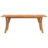 Produktbild för Trädgårdsbord 200x90x75 cm massivt akaciaträ