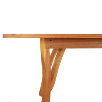 Produktbild för Trädgårdsbord 200x90x75 cm massivt akaciaträ