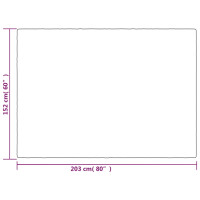 Produktbild för Tyngdtäcke med påslakan grå 152x203 cm 7 kg tyg