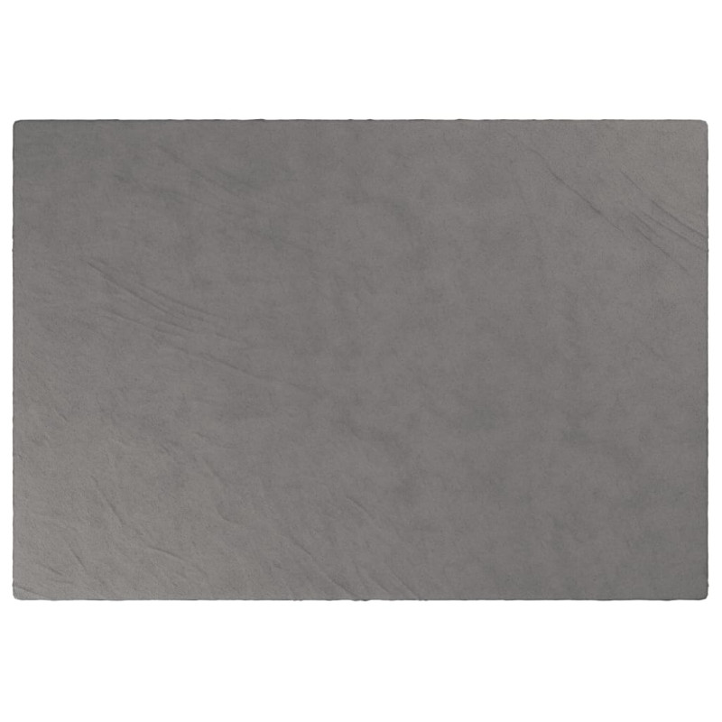 Produktbild för Tyngdtäcke med påslakan grå 140x200 cm 6 kg tyg