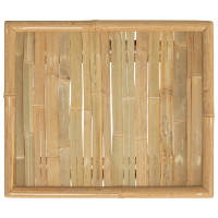 Miniatyr av produktbild för Trädgårdsbord 65x55x30 cm bambu