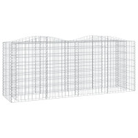 Produktbild för Gabion bågformad 200x50x100 cm galvaniserat järn