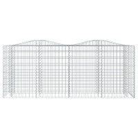 Produktbild för Gabion bågformad 200x50x100 cm galvaniserat järn