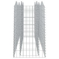 Produktbild för Gabion bågformad 200x50x100 cm galvaniserat järn