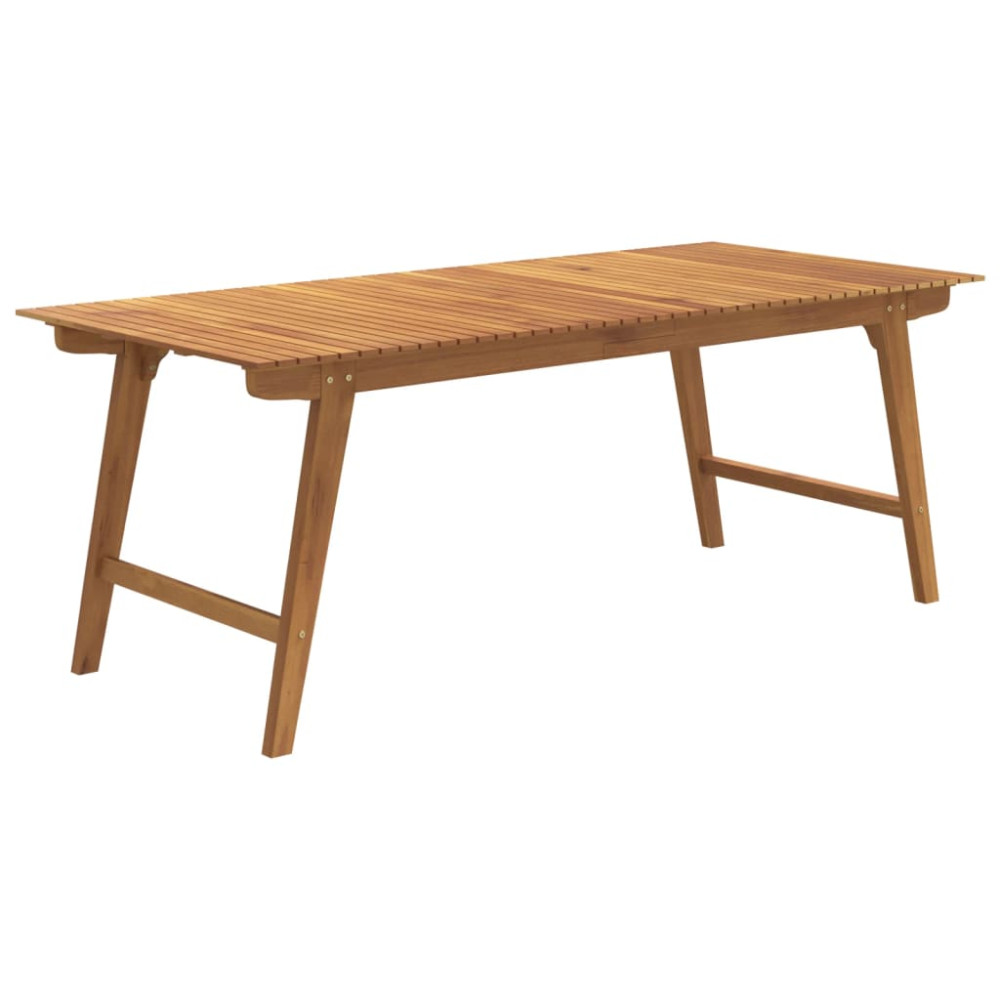 Produktbild för Trädgårdsbord 200x90x75 cm massivt akaciaträ
