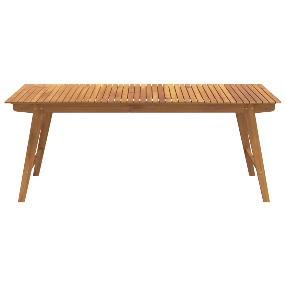 Produktbild för Trädgårdsbord 200x90x75 cm massivt akaciaträ