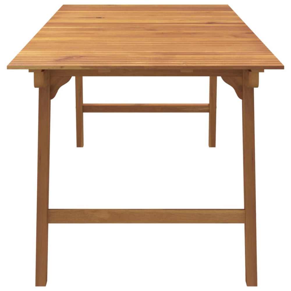 Produktbild för Trädgårdsbord 200x90x75 cm massivt akaciaträ