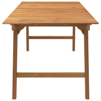 Produktbild för Trädgårdsbord 200x90x75 cm massivt akaciaträ