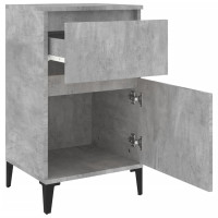 Miniatyr av produktbild för Sängbord betonggrå 2 st 40x35x70 cm