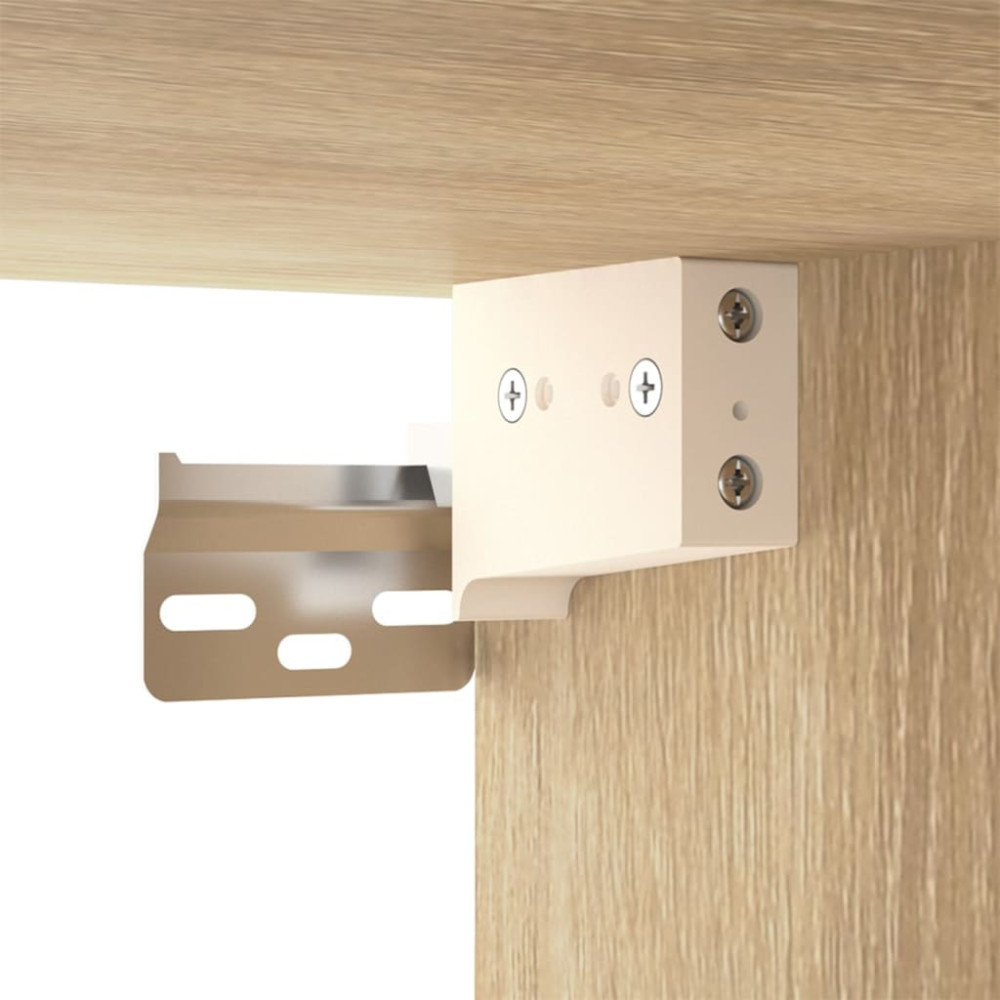 Produktbild för Väggmonterade tv-skåp 3 st Sonoma ek 100x34,5x40 cm