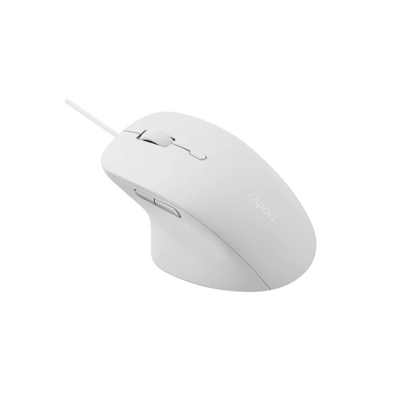Produktbild för Mouse N500 Silent Wired USB White