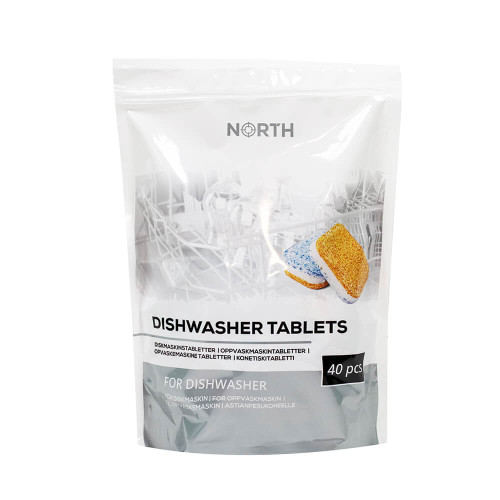 NORTH Tabletter för Diskmaskin 40-pack