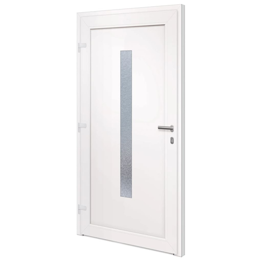 Produktbild för Ytterdörr antracit 108x208 cm PVC