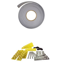 Produktbild för Ytterdörr antracit 108x208 cm PVC