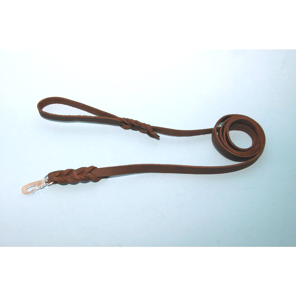 Produktbild för Koppel Läder brun fettat Alac 15mm/180cm