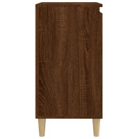 Miniatyr av produktbild för Sängbord 2 st rökfärgad brun ek 40x35x70 cm konstruerat trä