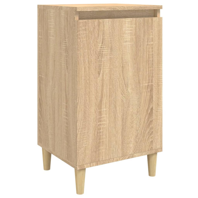 Produktbild för Sängbord sonoma-ek 40x35x70 cm konstruerat trä