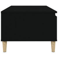 Miniatyr av produktbild för Soffbord svart 90x50x36,5 cm konstruerat trä