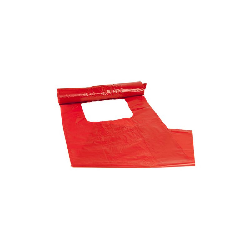 Produktbild för Plastsäck LD 30L 30my röd 25/RL