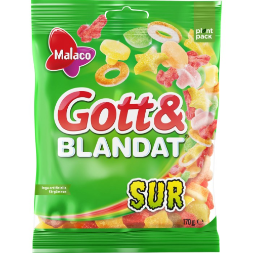 Malaco Gott & Blandat Sur 170 g