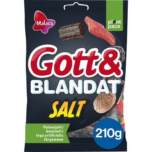 Malaco Gott & Blandat Salt 210 g