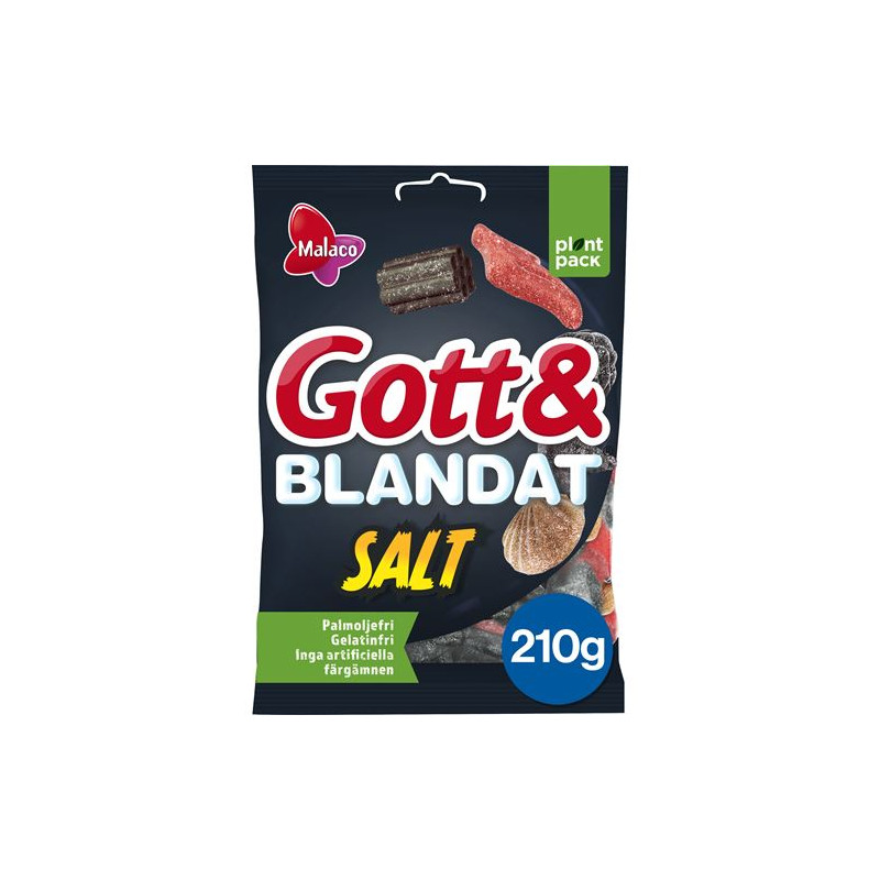 Produktbild för Gott & Blandat Salt 210G