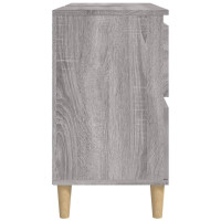 Produktbild för Tvättställsskåp grå sonoma 80x33x60 cm konstruerat trä