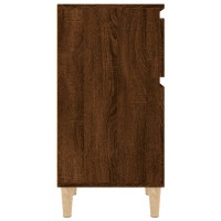 Produktbild för Sängbord brun ek 40x35x70 cm