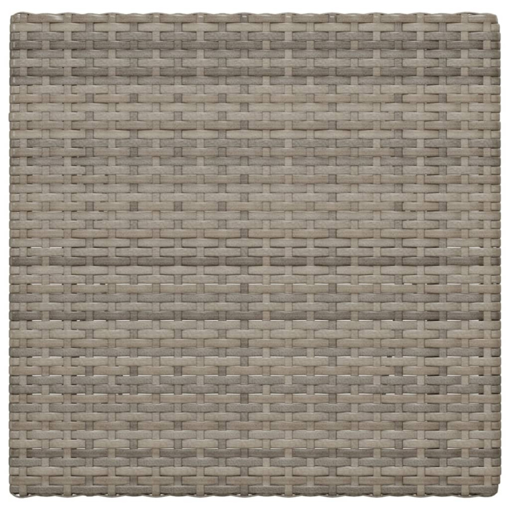 Produktbild för Hopfällbart cafébord grå 55x54x71 cm konstrotting