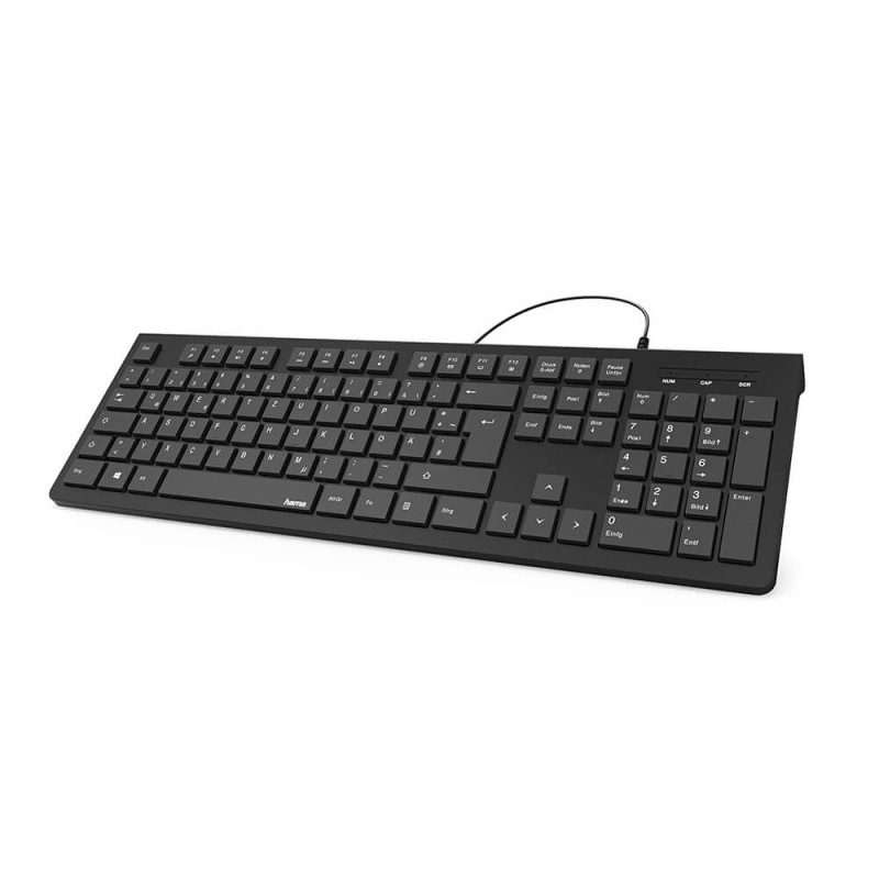 Produktbild för Keyboard Wired KC-200 Basic Black