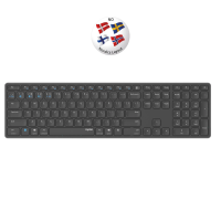 Produktbild för Keyboard E9800M Wireless Multi-Mode Dark Grey