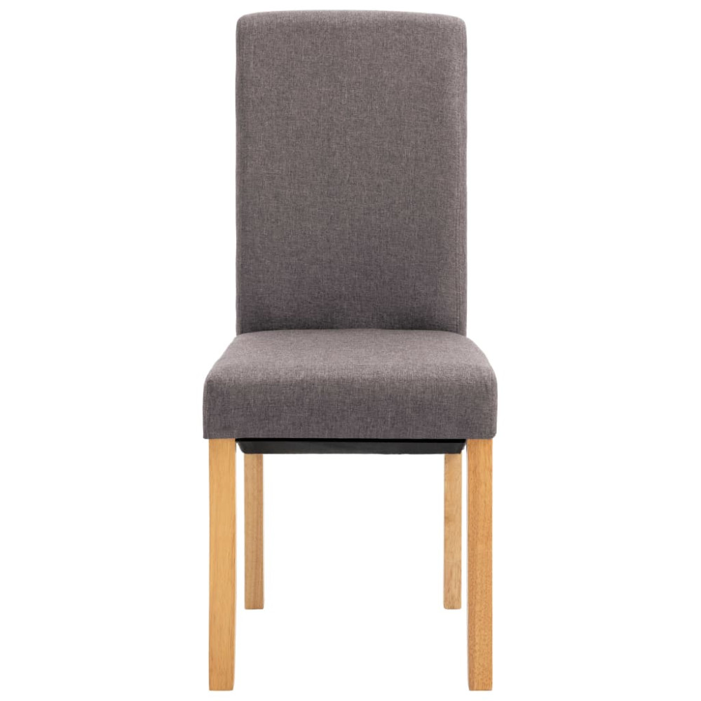 Produktbild för Matstolar 4 st taupe tyg