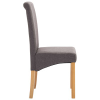 Produktbild för Matstolar 4 st taupe tyg