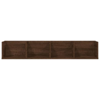 Produktbild för CD-hylla brun ek 100x18x18 cm konstruerat trä