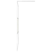 Produktbild för Duschvägg med hylla krom 90x195 cm ESG-glas&aluminium