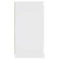 Produktbild för Förvaringsskåp vit 70x35,5x67,5 cm konstruerat trä