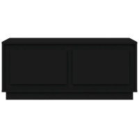 Miniatyr av produktbild för Soffbord svart 102x50x44 cm konstruerat trä